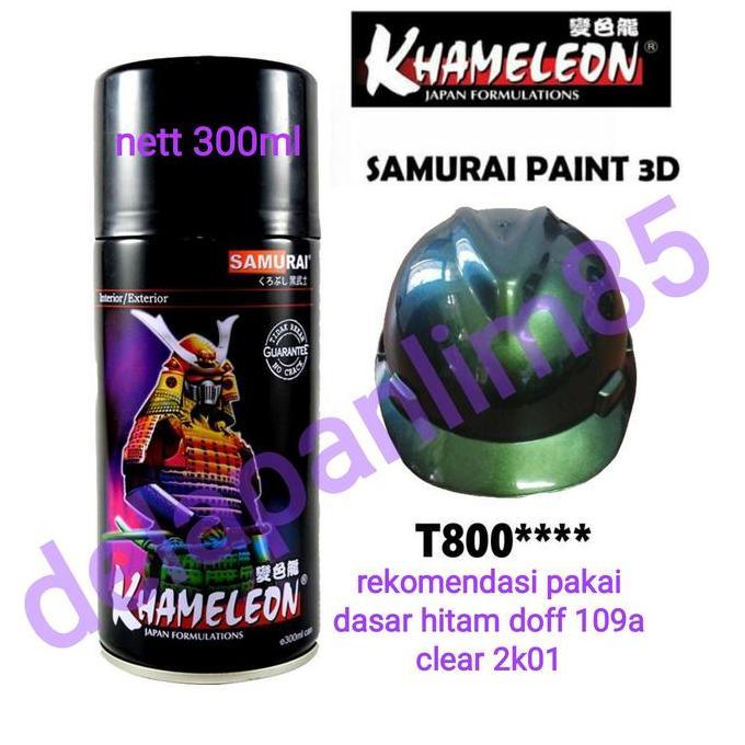 HARGA DISC - Samurai Paint T800**** KHAMELEON HIJAU/cat semprot 3D warna Bunglon