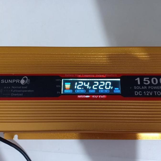 Update Power Inverter Led Sunpro 1500w - - Inverter Led Sunpro PI-1500 all-u99 Murah