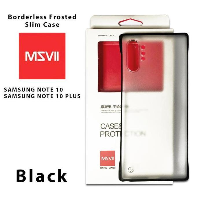 TERMURAH - MSVII Samsung Note 10 / Note 10 Plus - Borderless Frosted Slim Case