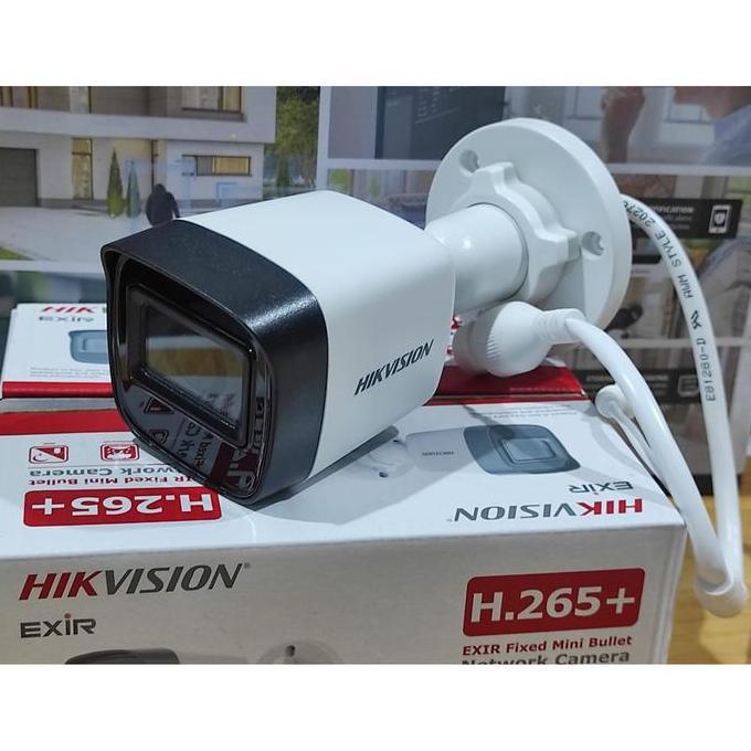 TERBARU - IP camera Outdoor Hik vision DS-2CD1021GO-IU 2MP Audio EXIR H.265+ Lensa 2.8MM ip camera O