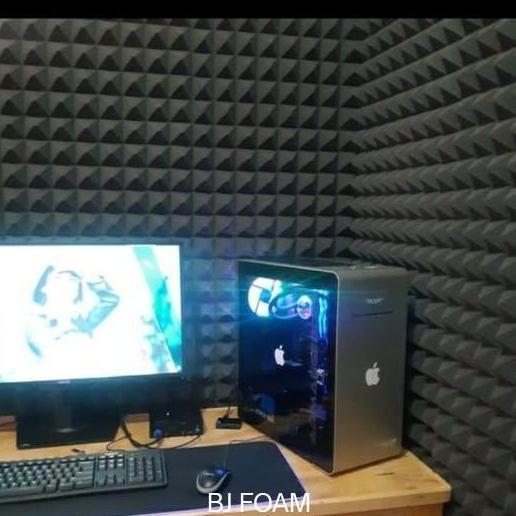 Ready Busa Peredam Suara Pyramid untuk Speaker Biru