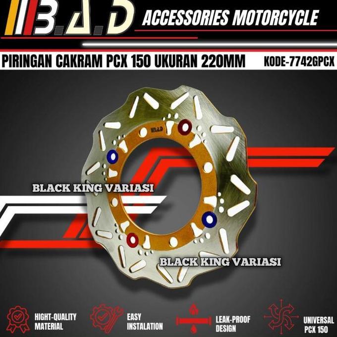 PROMO PIRINGAN CAKRAM STANDAR PCX 150 PIRINGAN CAKRAM PCX 150 UKURAN 220MM DISC CAKRAM PCX PIRINGAN 