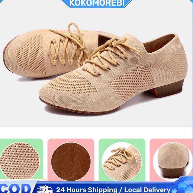 PROMO TERBARU SEPATU DANSA PROFESIONAL / SEPATU DANSA / LINE DANCE LATIN DANCE LOW HEEL SHOES