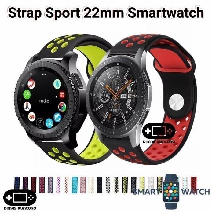 Strap Sport 22mm Silicone Vyatta Fitme Soul Pro X Gen 2 Silikon Tali