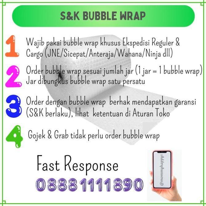 ULR250 | Jar Kaca / Toples 250 ml Tutup Ulir Aluminium - Tutup Gold,Tanpa Bubble