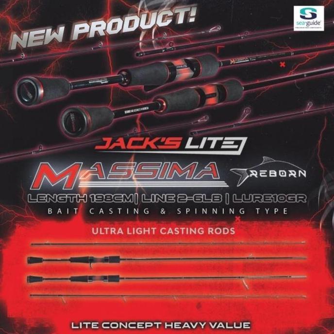Joran Pancing Massima Reborn MSR 662UL Jack's Lite by Jack Vision