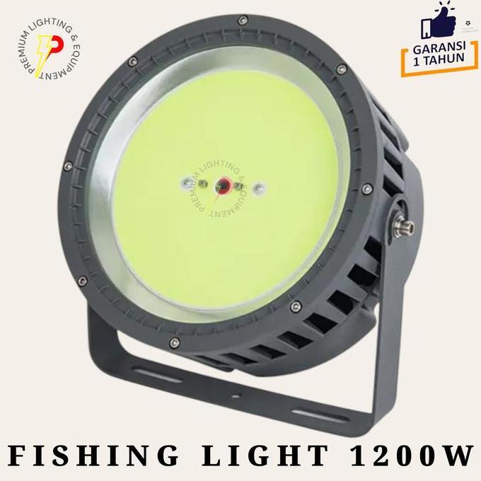 Fishing lamp 1200W lampu nelayan pancing cumi 1200 watt warna putih lampu sorot kapal nelayan ikan U