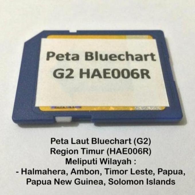 peta laut garmin 585 bluechart region timur