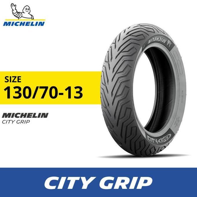 HARGA SAHABAT - Michelin City Grip Ban Belakang Motor Nmax, PCX 160, ADV 160, ADV 150 130-70 R13 Tub