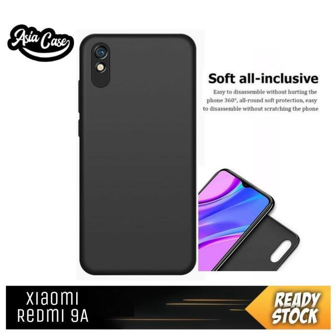 Soft Case Xiaomi Redmi Redmi 9A Casing Premium Black Matte Redmi 9A