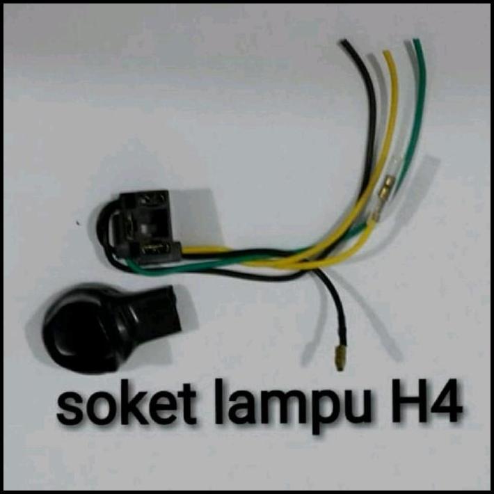 DISKON SOKET FITING LAMPU DEPAN HS1 H4 VESPA LX S LIBERTY SPRINT PRIMAVERA 2V 3V IGET VESPA MATIC 
