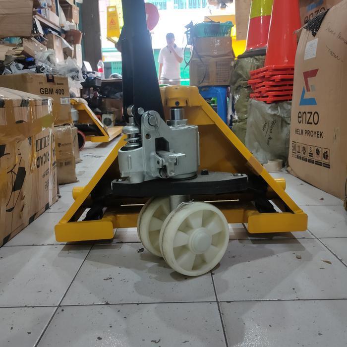 Hand Pallet 3 Ton Trolley Hand Pallet Big hand lift pallet roda Nylon