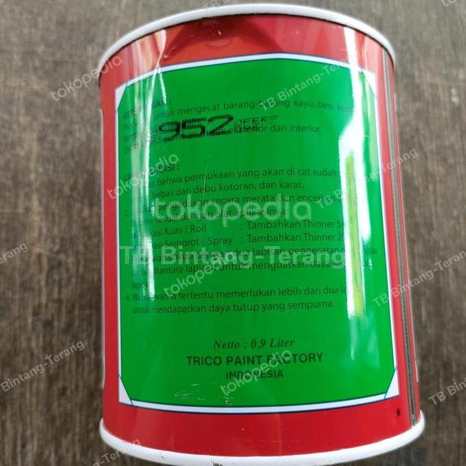 KUDA TERBANG 952 PEWTER CAT MINYAK BESI KAYU 1 KG WARNA ABU-ABU