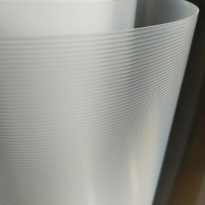 Fiber pagar plastik penutup pagar motif GARIS CASANOVA