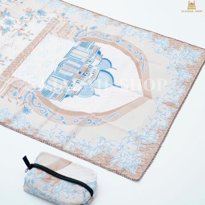 (NEW) Sajadah Abu Dhabi Turkey Praktis Souvenir Haji 5 warna Sleting
