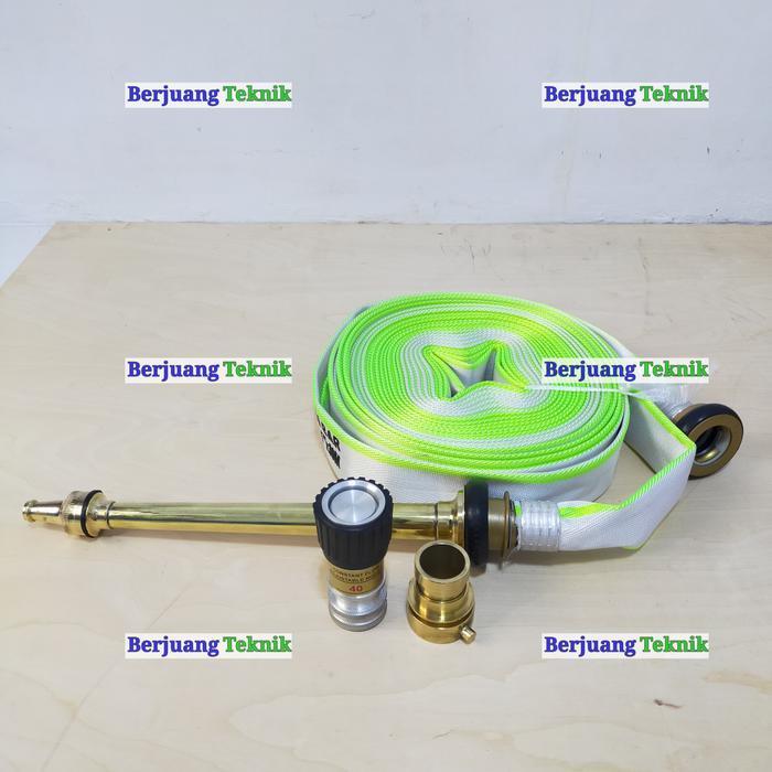 Nozzle Sprayer 1.5 Inch, Adaptor dan Selang Pemadam || Paket Nozzle Spray Pemadam
