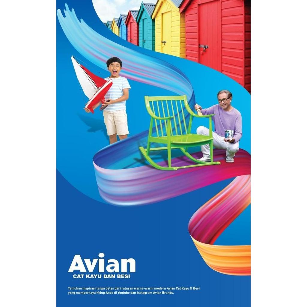 Avian Cat Minyak Besi dan Kayu Kode 641 Repelita Green Warna HIjau