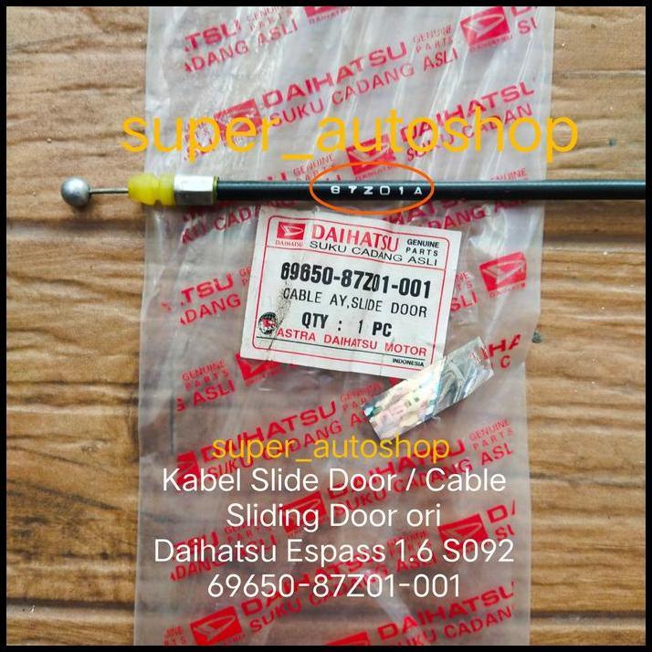 TERBARU KABEL SLIDE DOOR / CABLE SLIDING DOOR DAIHATSU ESPASS 1.6 S092 ORI 