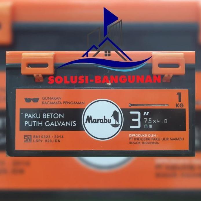 Paku beton marabu 5cm/ paku beton 2inc / paku tembok / paku / rangka / paku beton 2" / paku beton 5c