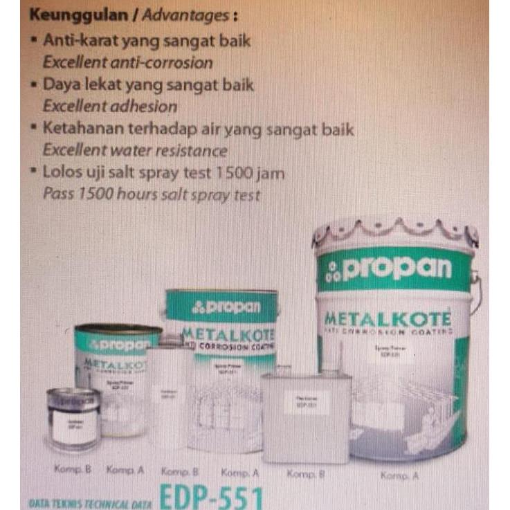 PROPAN METALKOTE-EPOXY FILLER-EDP 551 ZINCHROMATE