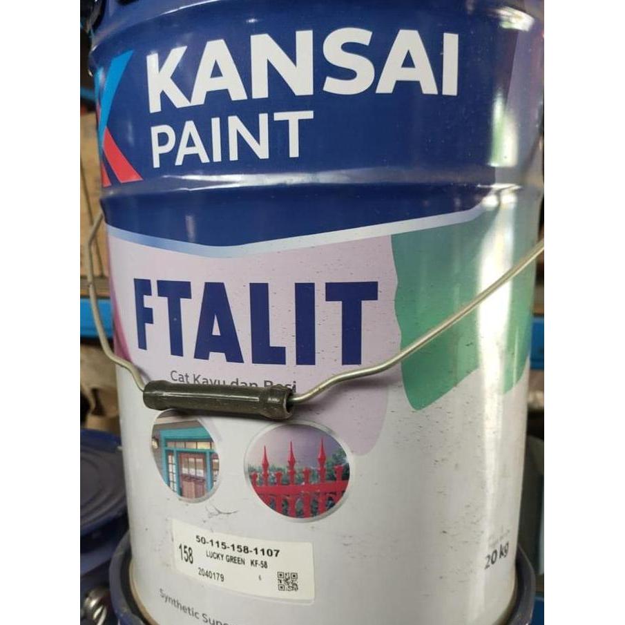KANSI FTALIT KF-158 LUCKY GREEN CAT BESI & KAYU WARNA HIJAU TOSCA MUDA