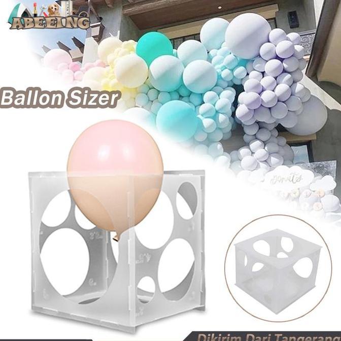 OSCHAR 11 Lubang Pengukur Balon Ulang Tahun Balon Sizer Balloon Sizer