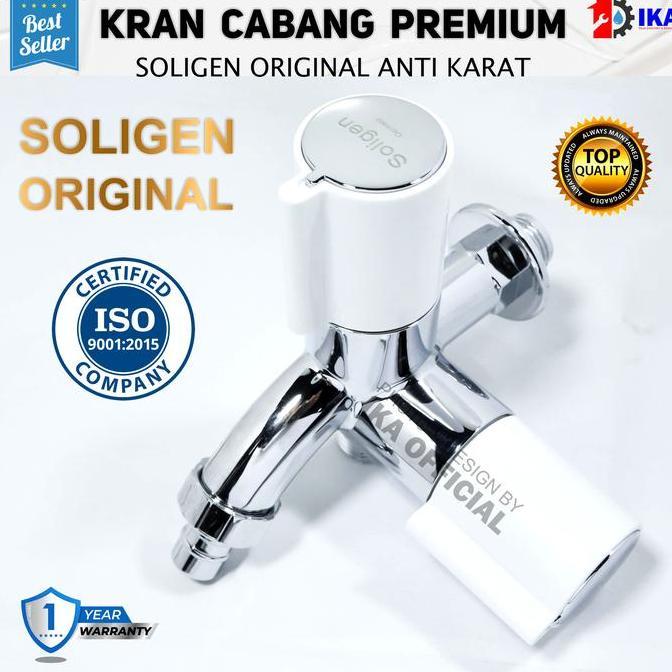NIOCHA Kran Cabang S22 New Soligen Kran Shower Putih / Kran Cabang Shower