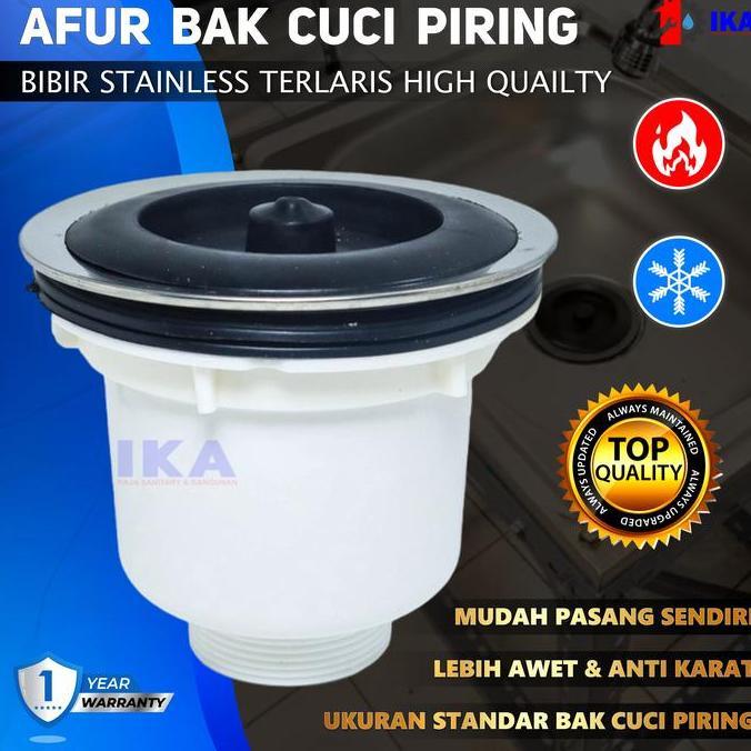 BOVANA Saringan Wastafel PVC Tebal Anti Karat Saringan Afur Saringan Bekas Sisa Makanan / afur keran