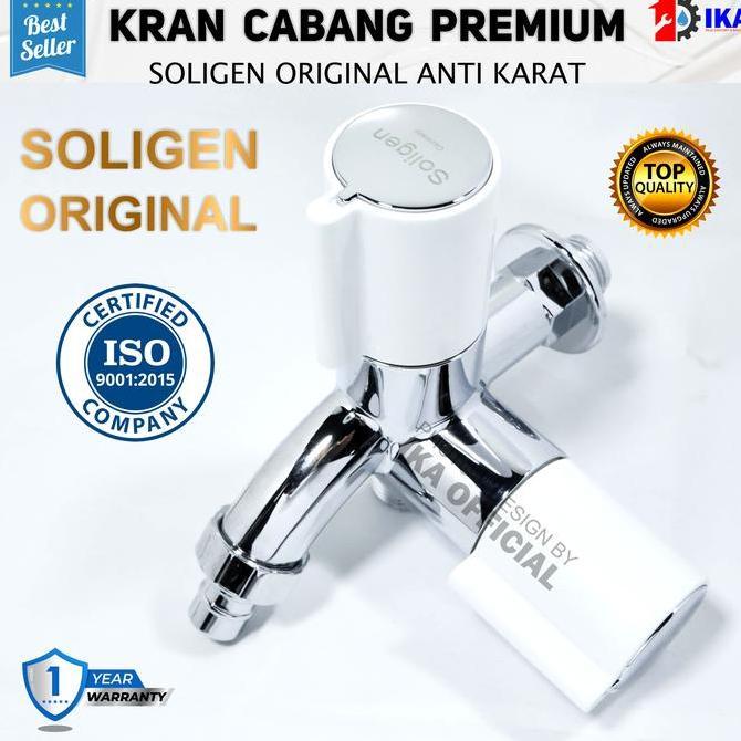 BOVANA Kran Cabang S22 New Soligen Kran Shower Putih / Kran Cabang Shower