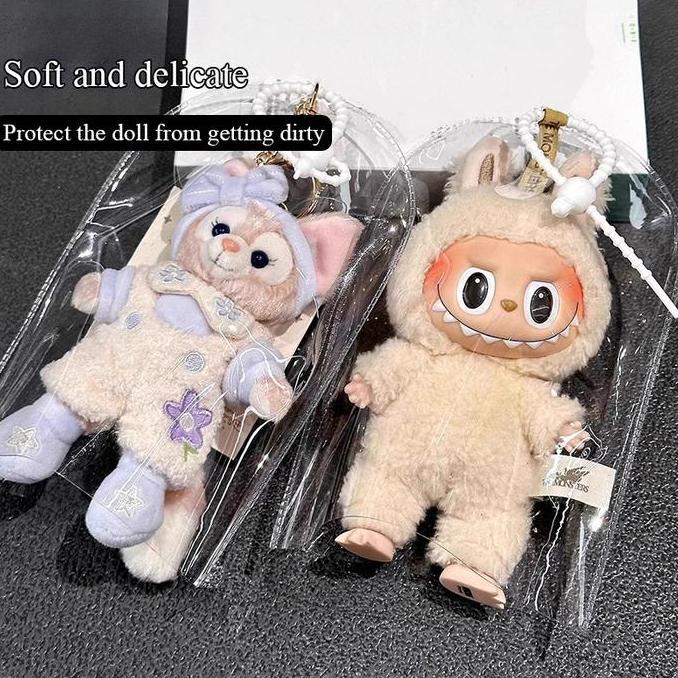 OSCHAR OddmentPouch NO BONEKA sarung boneka pvc pouch doll labubu POUCH SARUNG ONLY NO BONEKA er