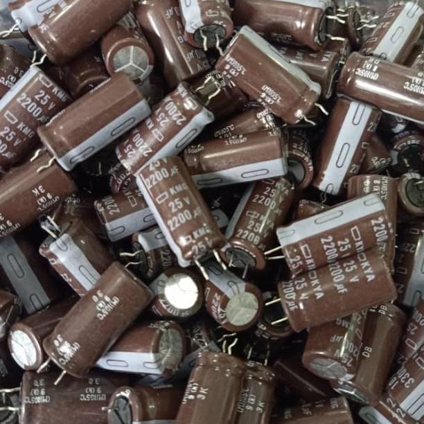 Elco 2200uf 25v per 100 pcs