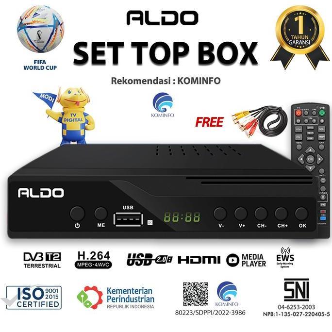 Set Top Box Aldo Stb Digital Ready Rekomendasi Kominfo