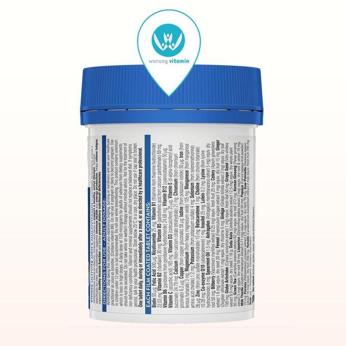 Bitamin- Swisse Men'S Ultivite Multivitamin 120 Tablet Untuk Pria