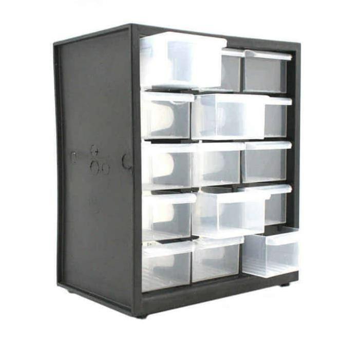 Rak Komponen Laci Komponen Laci Obat 15 Slot Kenmaster