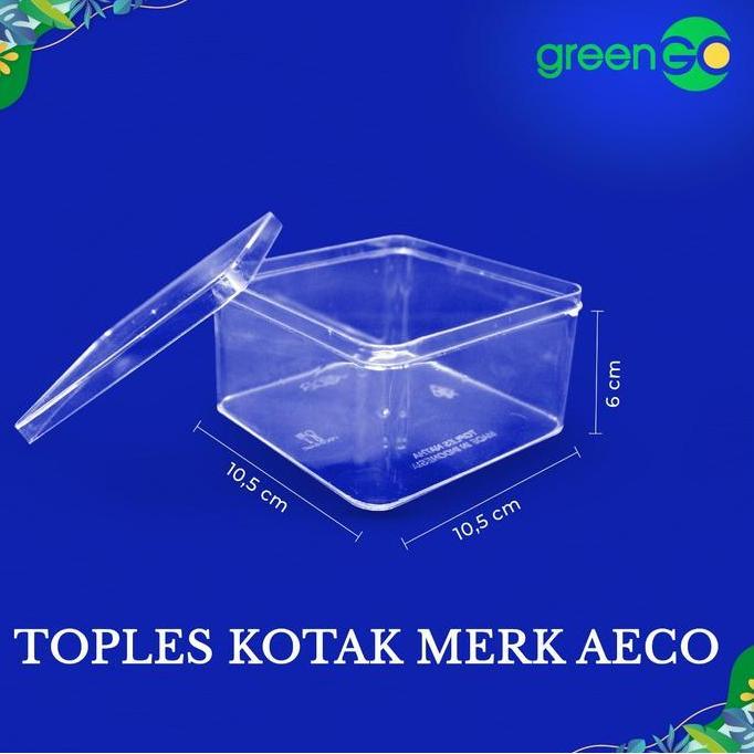 TOPLES KUE AECO SQUARE TOPLES NATHA DESSERT BOX TOPLES KOTAK AECO