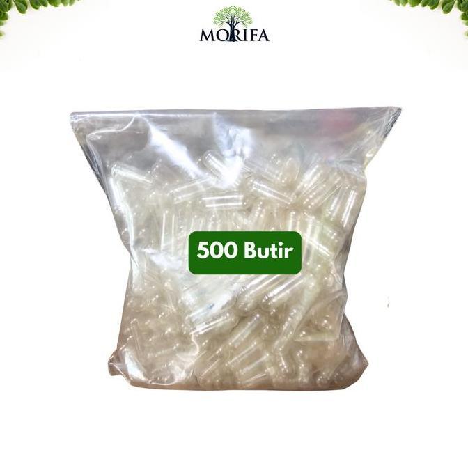 Kenk- Cangkang Kapsul Kosong Bening Vegan Natural Rumput Laut Kualitas Import Dan Lokal