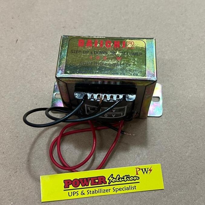 not avr / stabilizer. Trafo Daiichi Alat Perubah / Travo Konverter Voltase listrik 220 ke 110 atau 1