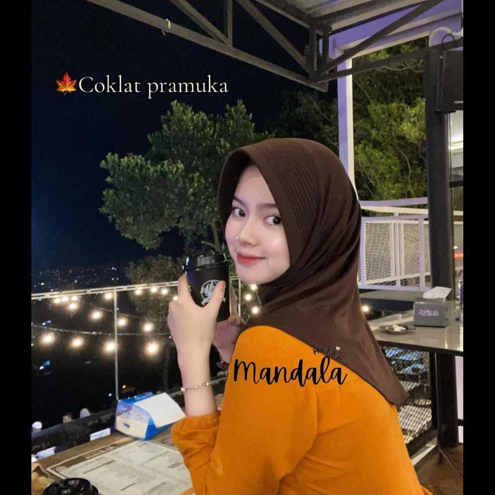 Premium Bergo Pet Lebar/Hijab Sport Pet Tebal Besar Menutup Dada Ukuran M L Xl/Hijab Bergo Jersey