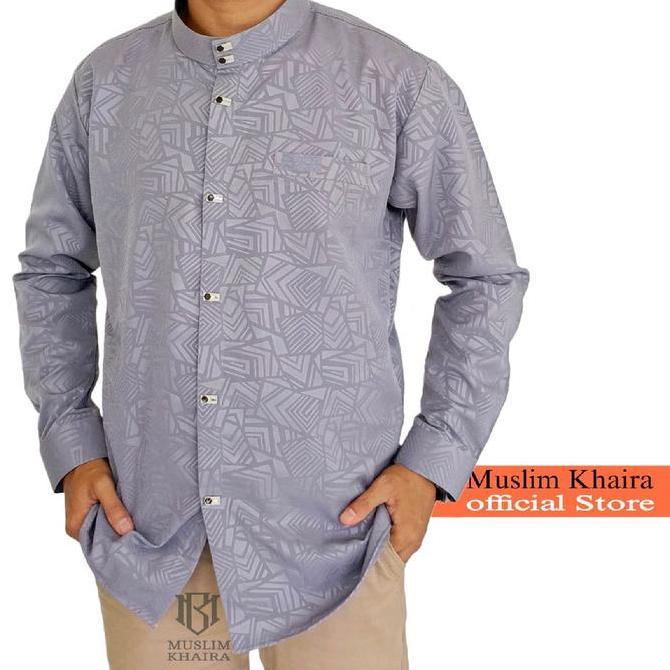 Baju Koko Emboss Koko Sultan Jasko Kemko Baju Muslim Pria