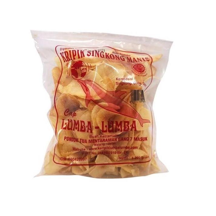 Keripik Pisang Utuh Asin Manis Lumba-Lumba 300 gram Asli Malang