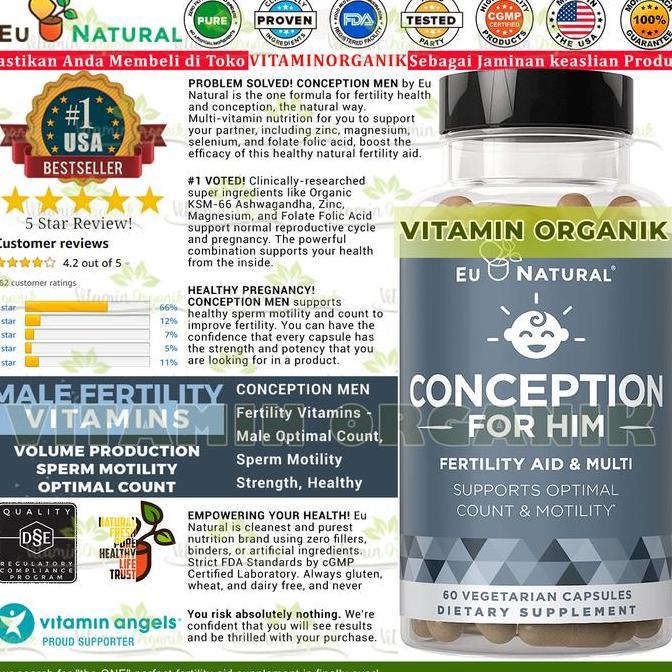 Bitamin- Eunatural / Eu Natural Conception Men Obat Penyubur & Penambah Sperma