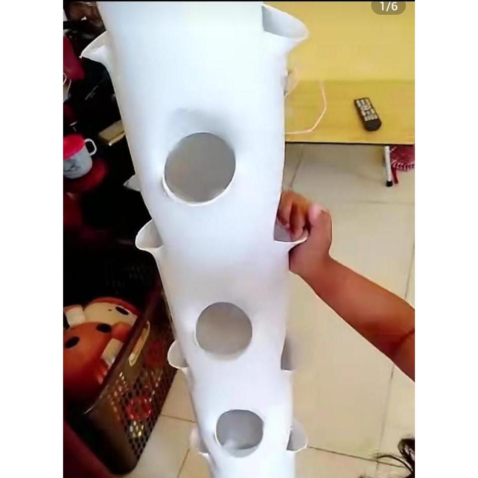 Paralon Hidroponik Vertikal Hidroponik Tower Paralon 4 Inch Terbaru 