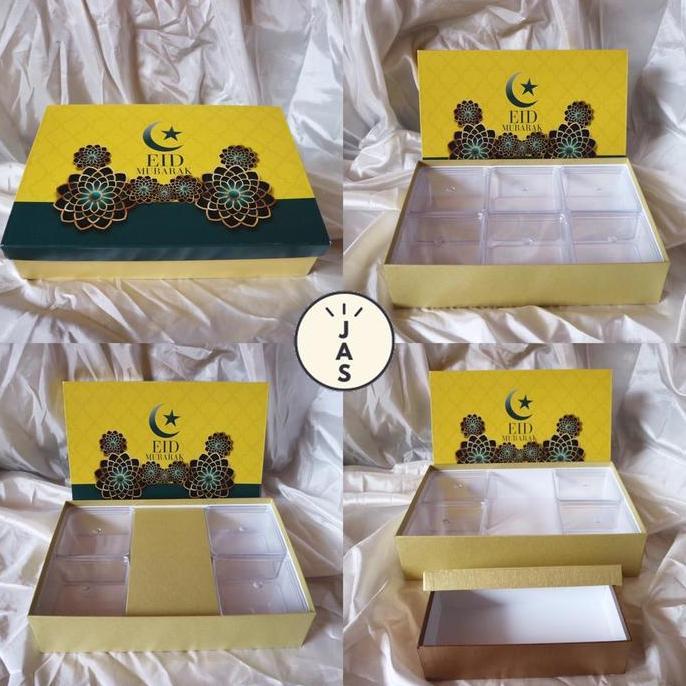kotak kue 33x22x7 / cake box / box kue / hard box / edisi ramadan