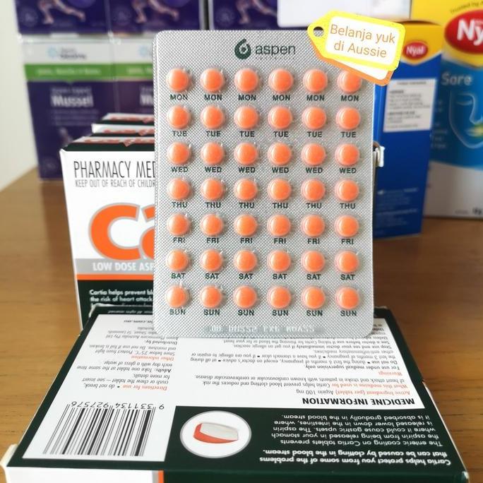 Kenk- Cartia Low Dose Aspirin 100Mg - Original Product Australia