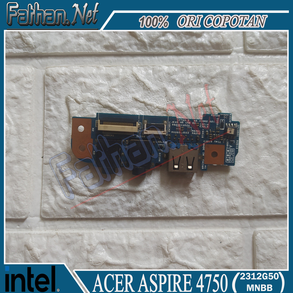 Modul Port Usb Acer Aspire 4750 4750G 4750Z 4752G 4752Z 4755G Original Copotan laptop