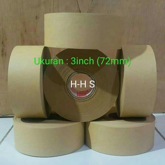 Bigbox- Lakban Air / Gummed Tape 3Inch / 72Mm X 100M