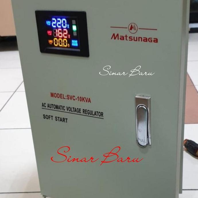 STABILIZER MATSUNAGA 10000 WATT STAVOL MATSUNAGA 10.000 WATT ORIGINAL DAN TERPERCAYA