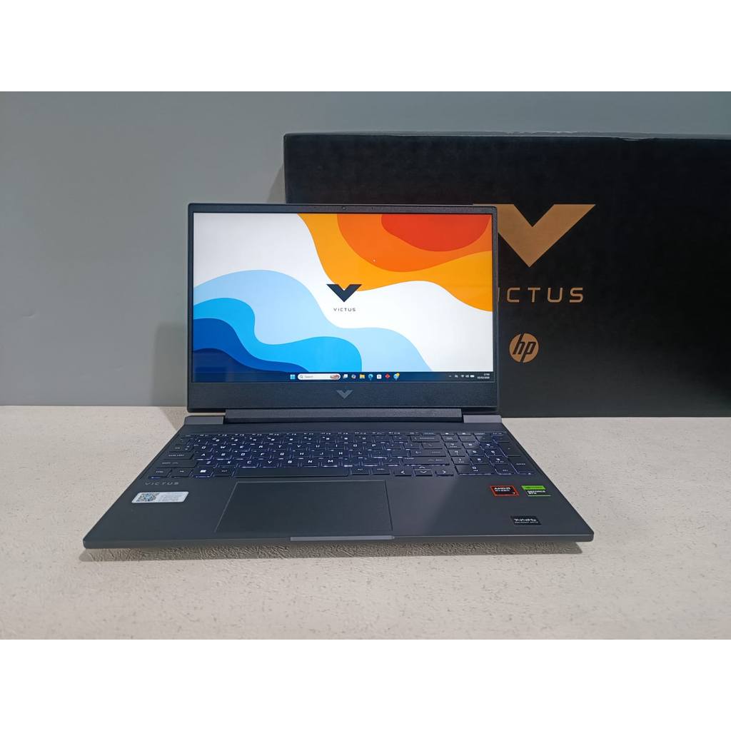 HP Victus Ryzen 7 8845HS RTX 4060 8GB Gaming Laptop Fullset