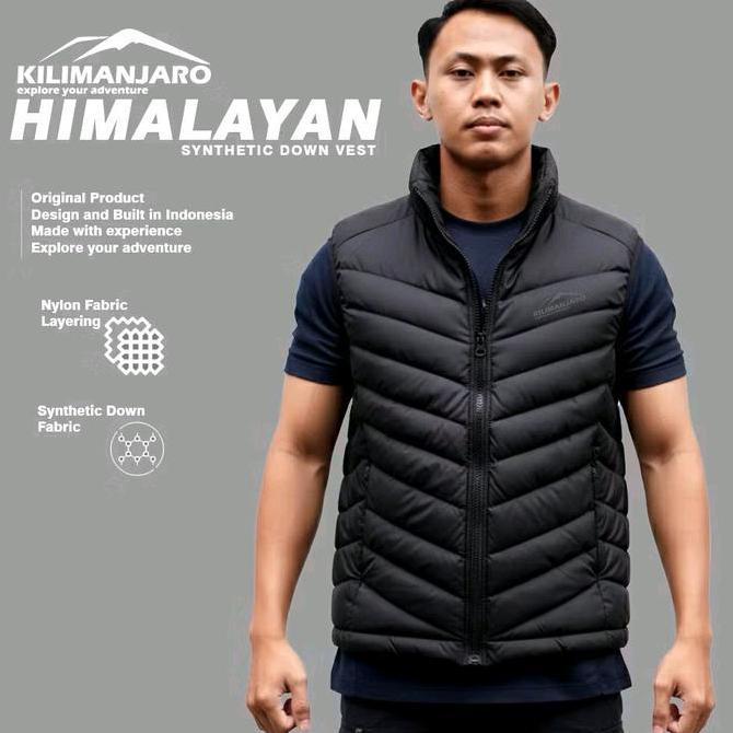 Vest Kilimanjaro Himalayan - Jaket Rompi Kilimanjaro Synthenic Down - Jaket Bulu Angsa Sintetis