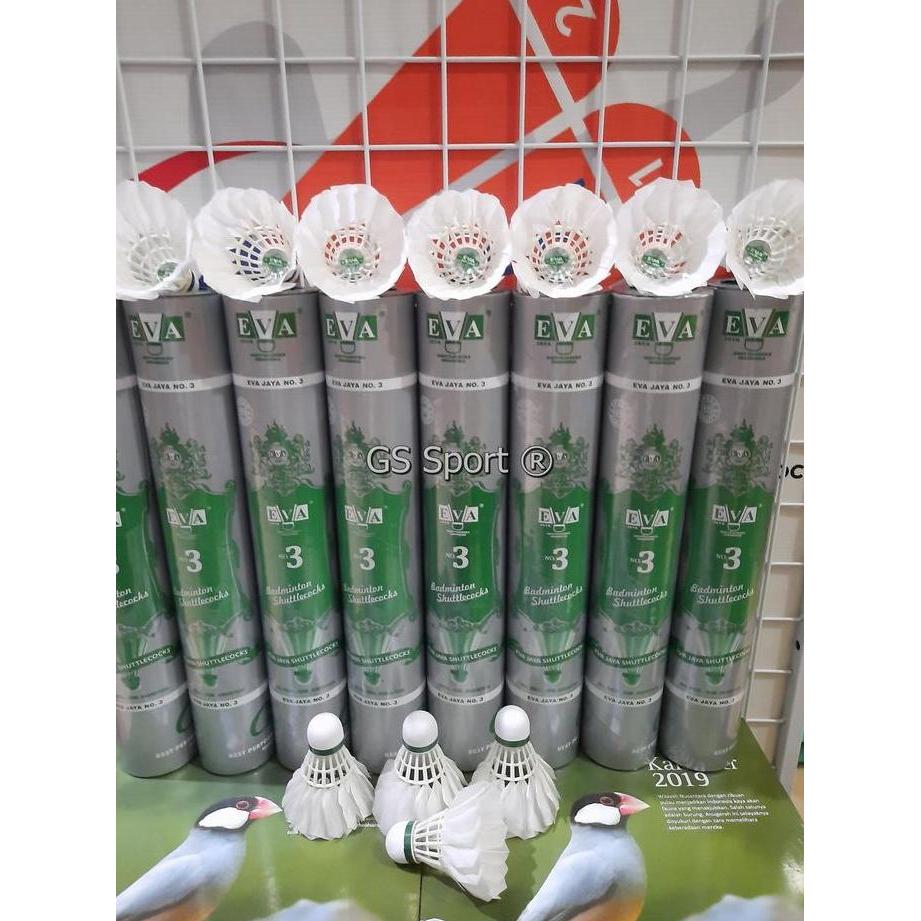 Smastr- Shuttlecock Eva Jaya Hijau 3In1 Badminton Bulutangkis